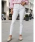 Pantaloni de dama DSTREET UY2863 ALB