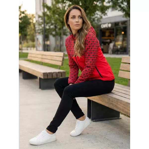  Jachetă softshell premium pentru femei ALTISPORT VOJ/ALW048JACK01 ROŞU 