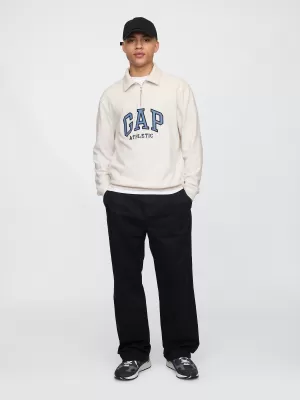 Hanorac pentru bărbați GAP POLO HALF ZIP SWEATSHIRT 744734-02 PIATRA CARLS