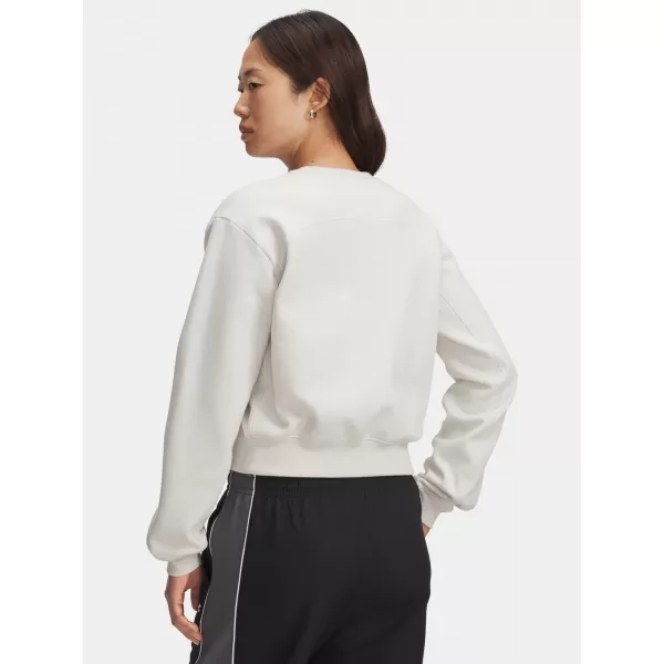  Hanorac de dama UNDER ARMOUR UA ICON VIDA FLC CREW ALB 