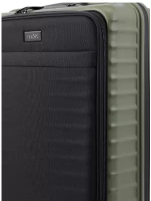 Valiză TITAN Upgrade S23 Front pocket Forest green VERDE DE PĂDURE