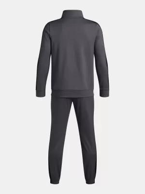 Trusa pentru baieti UNDER ARMOUR UA RIVAL KNIT TRACK SUIT 1363290-025 GRI