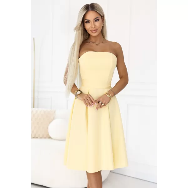  Rochie NUMOCO 641-3 GALBEN PASTEL 