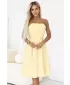 Rochie NUMOCO 641-3 GALBEN PASTEL