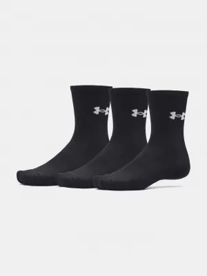 Șosete UNDER ARMOUR PERFORMANCE COTTON 3P CRW 6009685-008 NEGRU