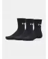 Șosete UNDER ARMOUR PERFORMANCE COTTON 3P CRW 6009685-008 NEGRU