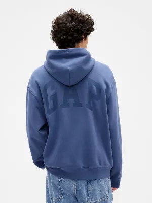 Hanorac pentru bărbați GAP OVERSIZED HOODIE PULLOVER 871808-01 PISTA ALBASTRA