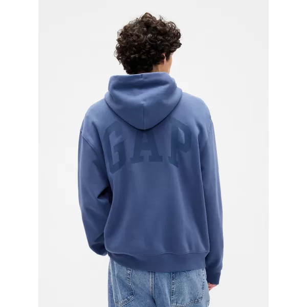  Hanorac pentru bărbați GAP OVERSIZED HOODIE PULLOVER 871808-01 PISTA ALBASTRA 