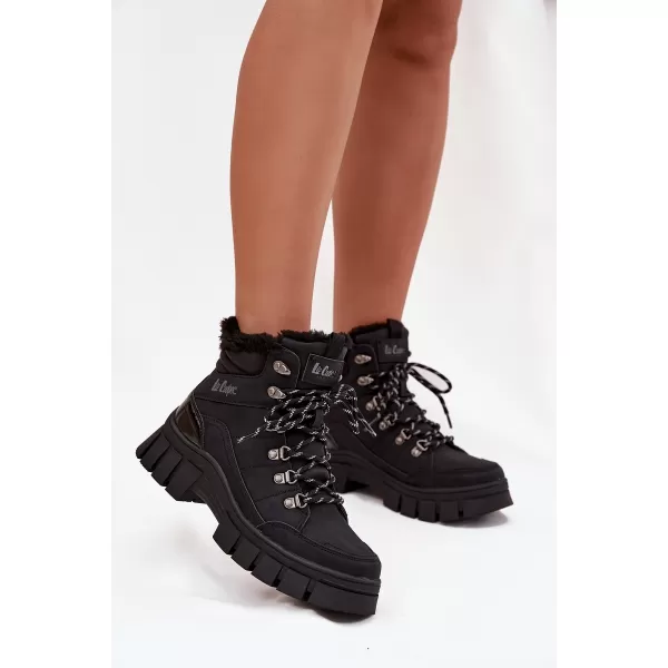  Cizme de iarna dama LEE COOPER LCJ-25-31-3911 NEGRU 