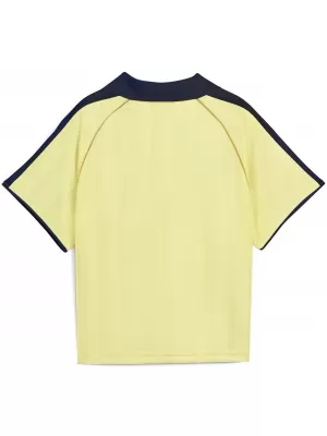 Tricou funcțional de damă PUMA T7 RELAXED FOOTBALL JERSEY 632157-35 LUNA DE AUR