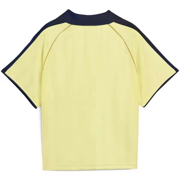  Tricou funcțional de damă PUMA T7 RELAXED FOOTBALL JERSEY 632157-35 LUNA DE AUR 