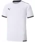Tricou funcțional pentru copii PUMA TEAMLIGA JERSEY JR 704925-04 PUMA ALB/PUMA NEGRU