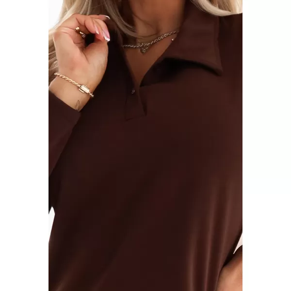  Rochie NUMOCO 649-1 CIOCOLATĂ 