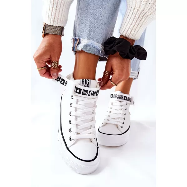  Adidași de damă BIG STAR GG274027 WHITE Pantofi Big Star 