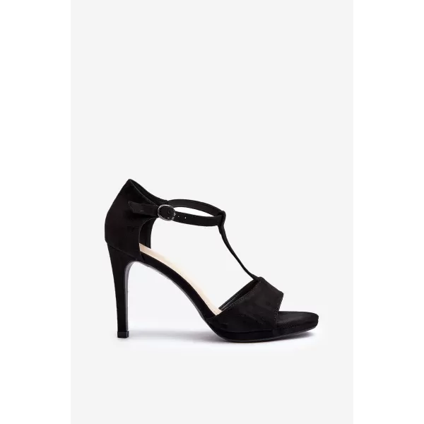  Sandale de dama VINCEZA OBDARIA NEGRU 