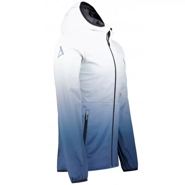  Jachetă softshell premium pentru bărbați ALTISPORT VOJ/ALM126JACK01 BLEUMARIN/ALB 