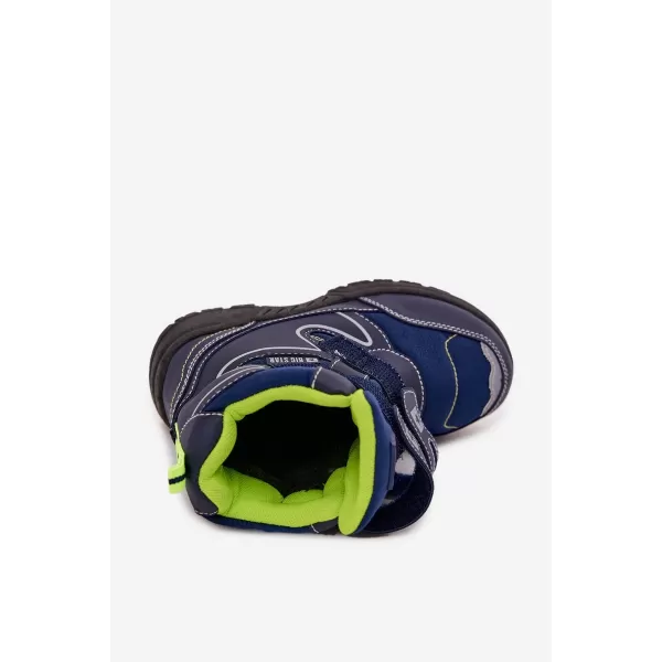  Cizme de zapada pentru copii BIG STAR OO374048 ALBASTRU Pantofi Big Star 
