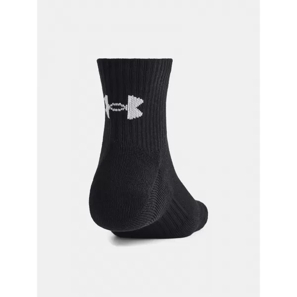  Șosete UNDER ARMOUR UNISEX UA TC QTR (3 PÁRY) 1386372-001 NEGRU 