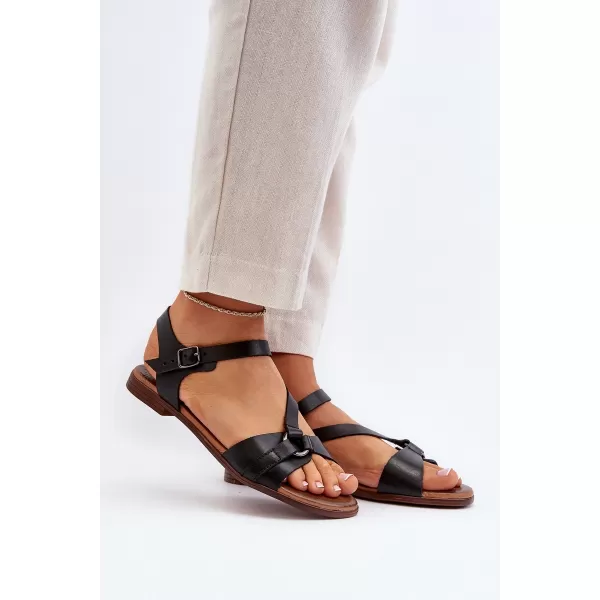  Sandale de dama ZAZOO 40182 NEGRU 