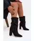 Pantofi de dama BOTO ZATEPLENÉ 40514 NEGRU