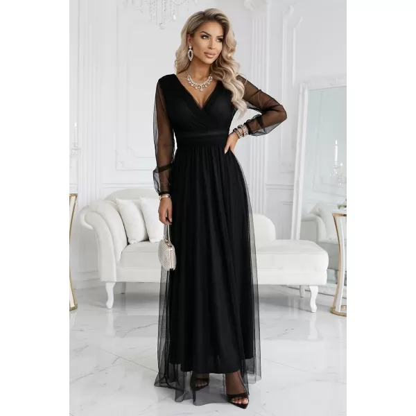  Rochie NUMOCO 664-3 NEGRU 