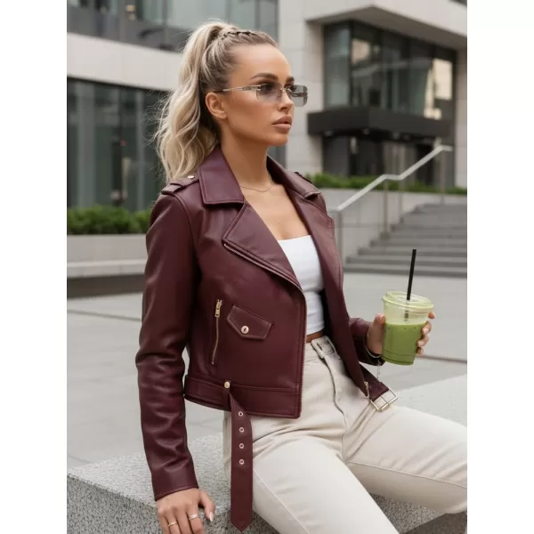  Geaca de dama DSTREET TY5649 BURGUNDIA 