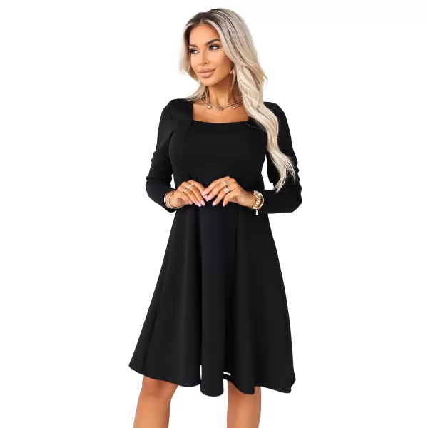  Rochie NUMOCO 574-3 NEGRU 