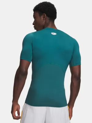 Tricou pentru bărbați UNDER ARMOUR UA HG ARMOUR COMP SS VERDE