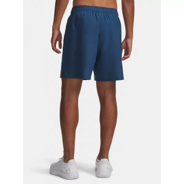  Pantaloni scurți pentru bărbați UNDER ARMOUR UA TECH WOVEN WORDMARK SHORT 1383356-498 ALBASTRU 