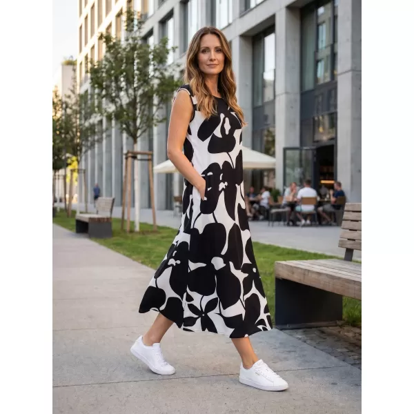  Rochie ALTISPORT HELAINE ALB/NEGRU 