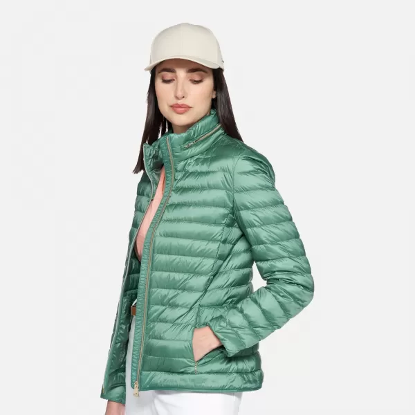  Jachetă de puf de damă GEOX JAYSEN G012392 TURCOAZ 