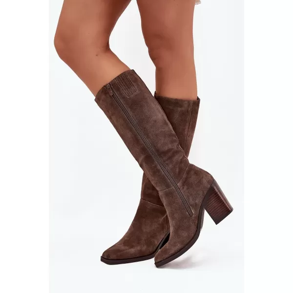  Cizme de dama BOTO LISSARA 38607 KAKI 
