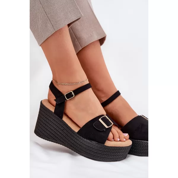  Sandale de dama BOTO LINIELLA 37365 NEGRU 
