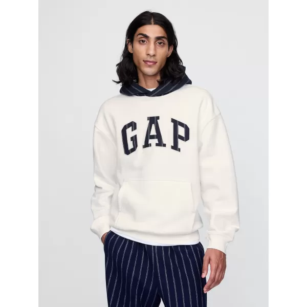  Hanorac pentru bărbați GAP LOGO HOODIE PULLOVER 645967-02 NOU ALB 