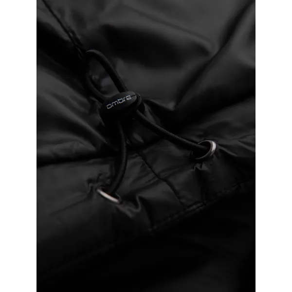  Jachetă pentru bărbați OMBRE OM-JAHP-0235 NEGRU 