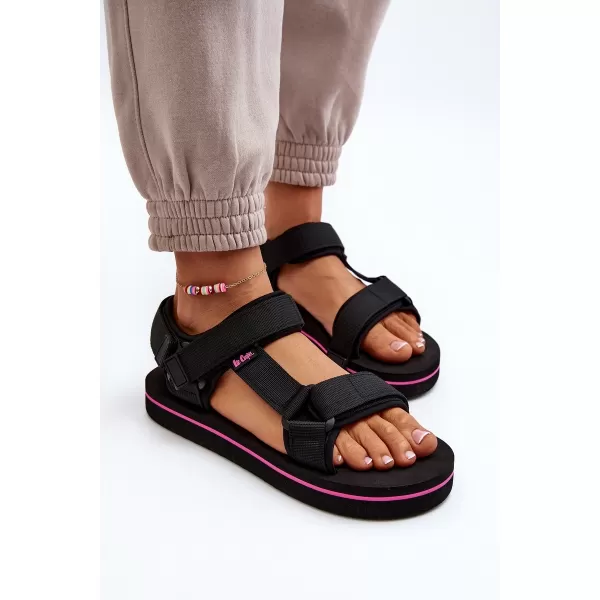  Sandale de dama LEE COOPER LCW-24-05-2751L NEGRU 