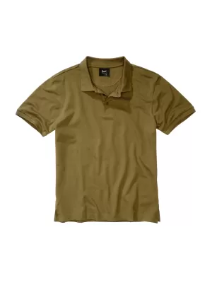 Tricou pentru bărbați cu guler BRANDIT 4215 MĂSLINE