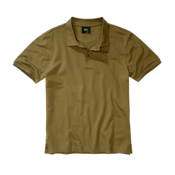  Tricou pentru bărbați cu guler BRANDIT 4215 MĂSLINE 