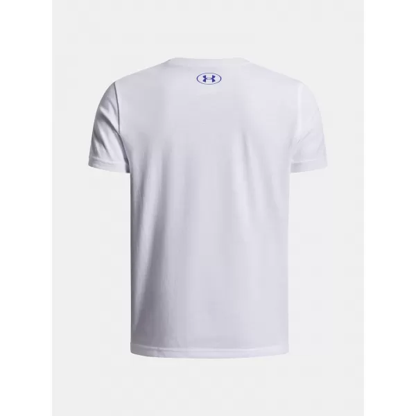  Tricou băieți UNDER ARMOUR UA B BOXED SPORTS UPDATE SS 1388672-100 ALB 