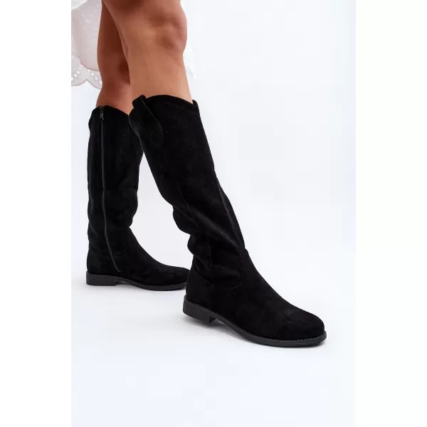  Cizme de dama S.BARSKI HY66-132 NEGRU 