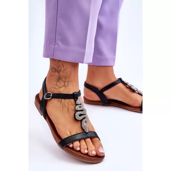  Sandale de dama S.BARSKI KV-5541-42 NEGRU 