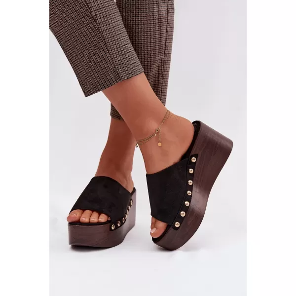  Papuci de damă BOTO HELIVINA 41628 NEGRU 