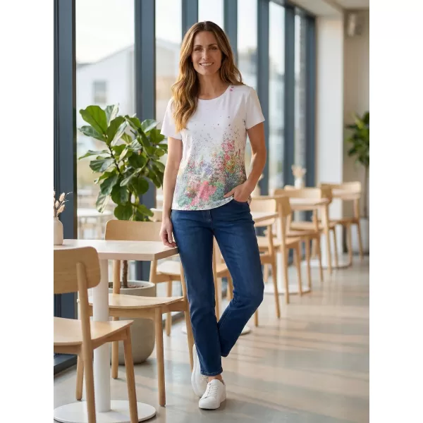  Tricou pentru femei ALTISPORT HELINA ALB 