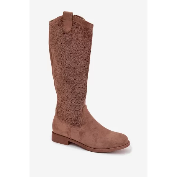  Cizme de dama S.BARSKI HY61-8022 CAFEA 