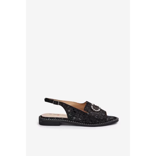  Sandale de dama S.BARSKI KV51-096 NEGRU 