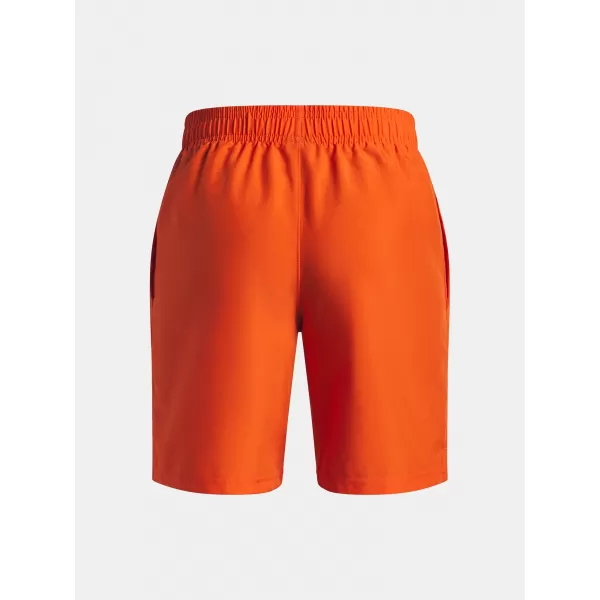  Pantaloni scurți pentru băieți UNDER ARMOUR UA TECH WOVEN WORDMARK SHORT 1383341-844 PORTOCALE 