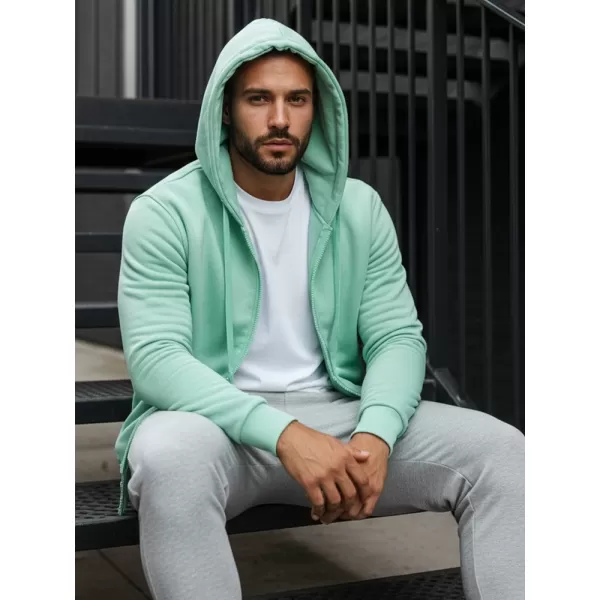  Hanorac pentru bărbați DSTREET BX5231 VERDE DESCHIS 