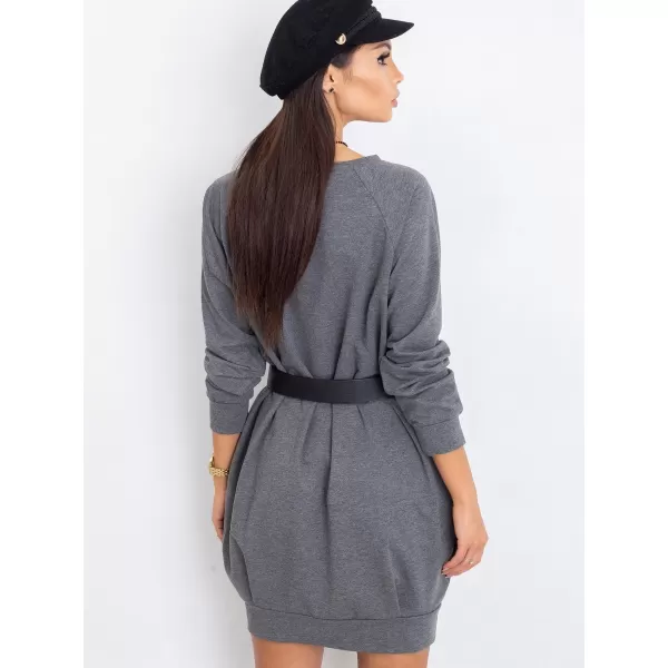  Rochie BASIC FEEL GOOD RV-TU-5184.93P GRI ÎNCHIS 