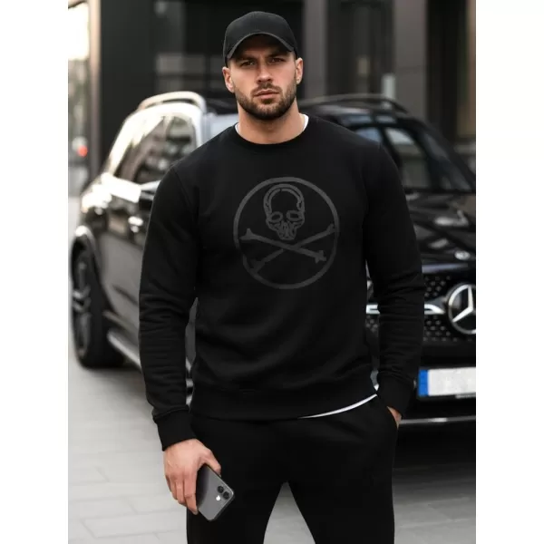  Hanorac pentru bărbați DSTREET BX5948 NEGRU 