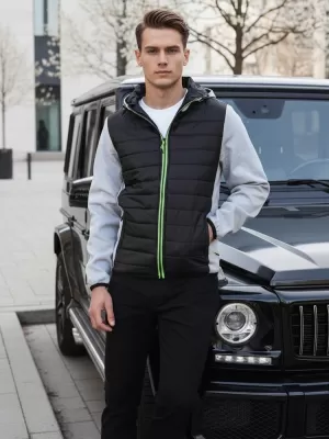 Jachetă pentru bărbați DSTREET TX4402 GRI DESCHIS